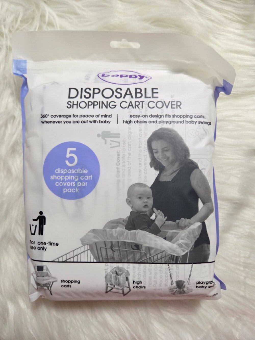 Boppy Disposable Shopping Cart Covers